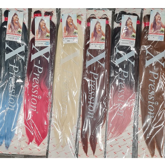 Xpression Lagos Pre Stretched Braid 60" Sales!